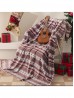 Double Sided Holiday Flannel Blanket